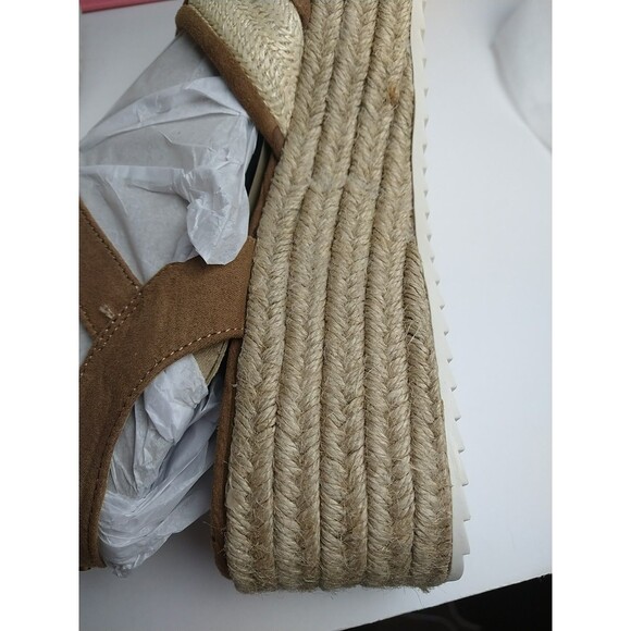 Sam & Libby Women's Corrinne Wedge Sandal, US 11 Corrinne natural toffee strap - Picture 9 of 11